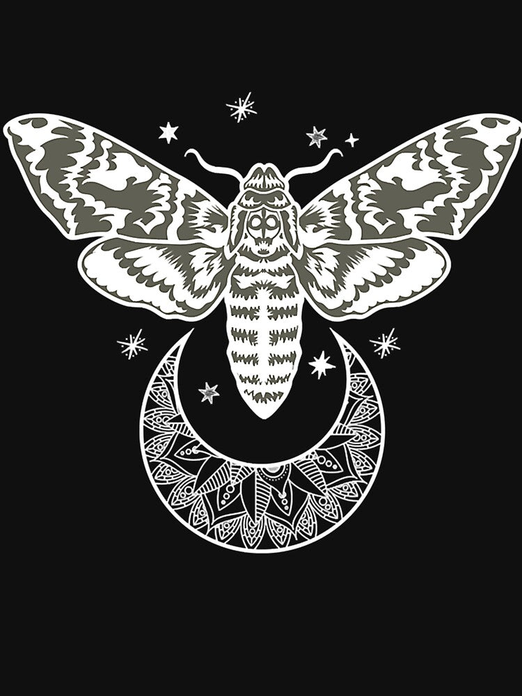 Moth Celestial Moth Butterfly Mystic Shirt Spiritual Astronomy by Saurabhspecs