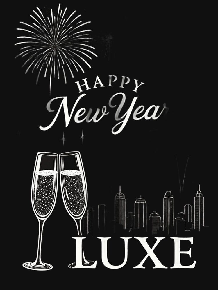 Happy New Year Luxe – Elegant Fireworks City Celebration by TeeAura99