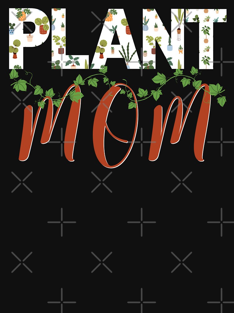 Plant Mom, Lady, Mama  - Houseplant Lover - Brown Colorway by emoney14