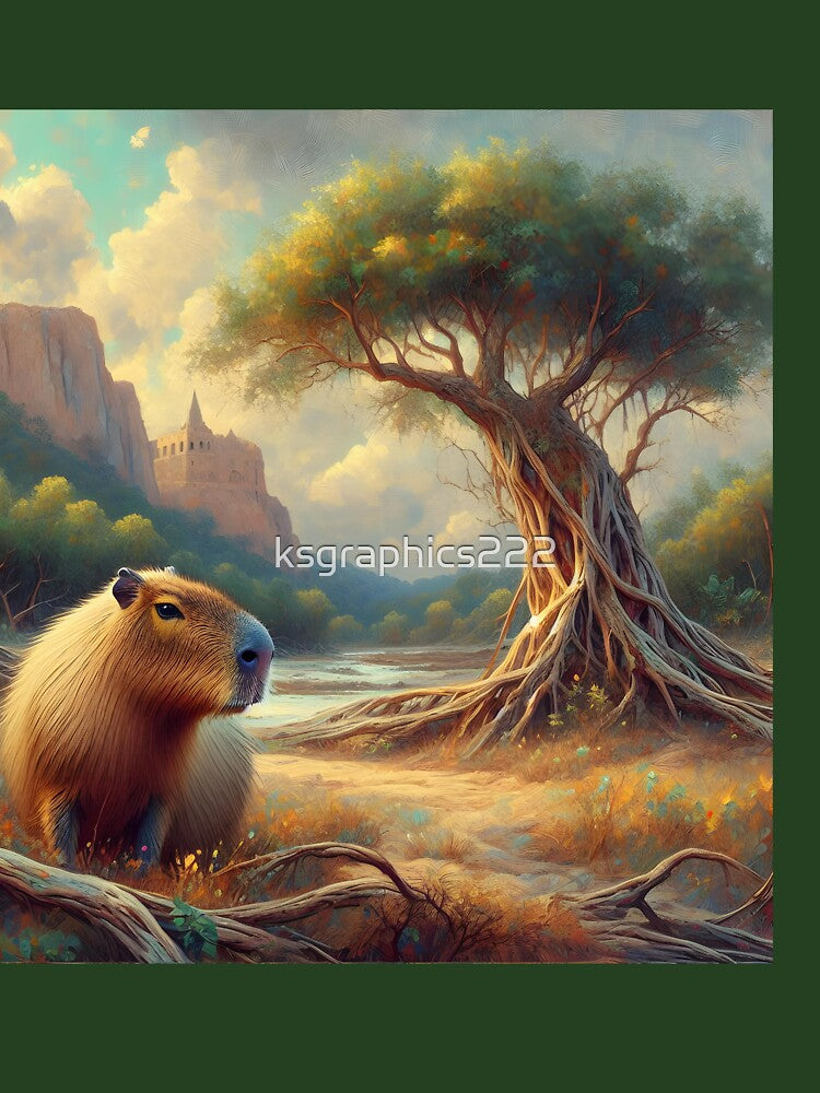 Capybara Art #34 | Capybara Lovers by ksgraphics222