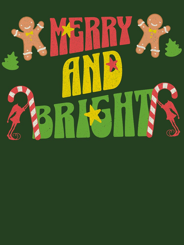 Merry And Bright by LevelUpTeeCo