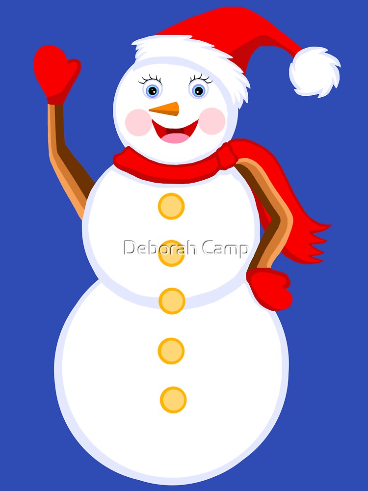 Classic Christmas Snowman by Deborah Camp
