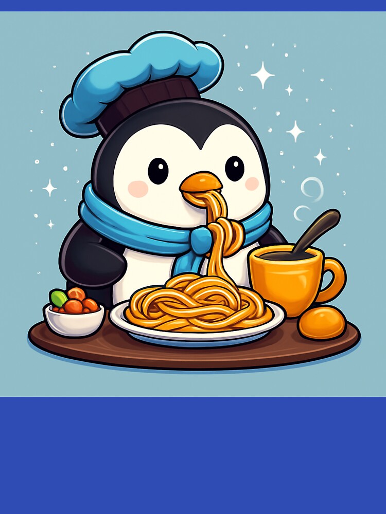 Copy of Penguin Winter Chef. by Zofia Sosnecka
