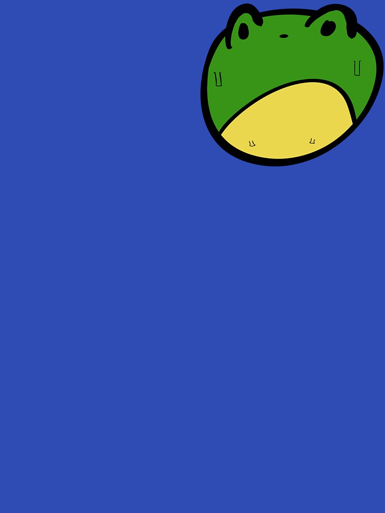 Funky Funny Round Cartoon Frog – Cute Amphibian by HairyBanana
