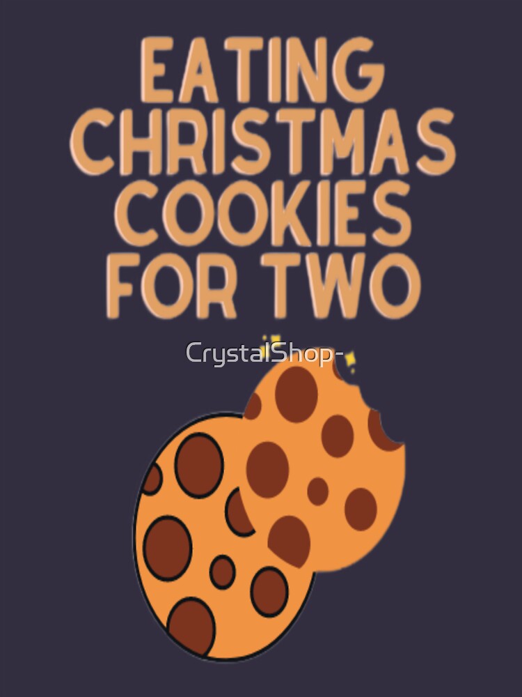 eating christmas cookies for two - hoodie for pregnancy by CrystalShop-