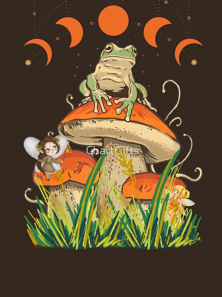Goblincore Mushroom Print by ChartGifts