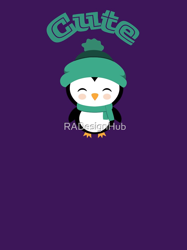 Cute Penguin Cartoon Winter Character Design by RADesignHub