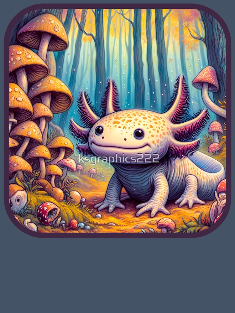 Axolotl Art #42 | Axolotl Lovers by ksgraphics222