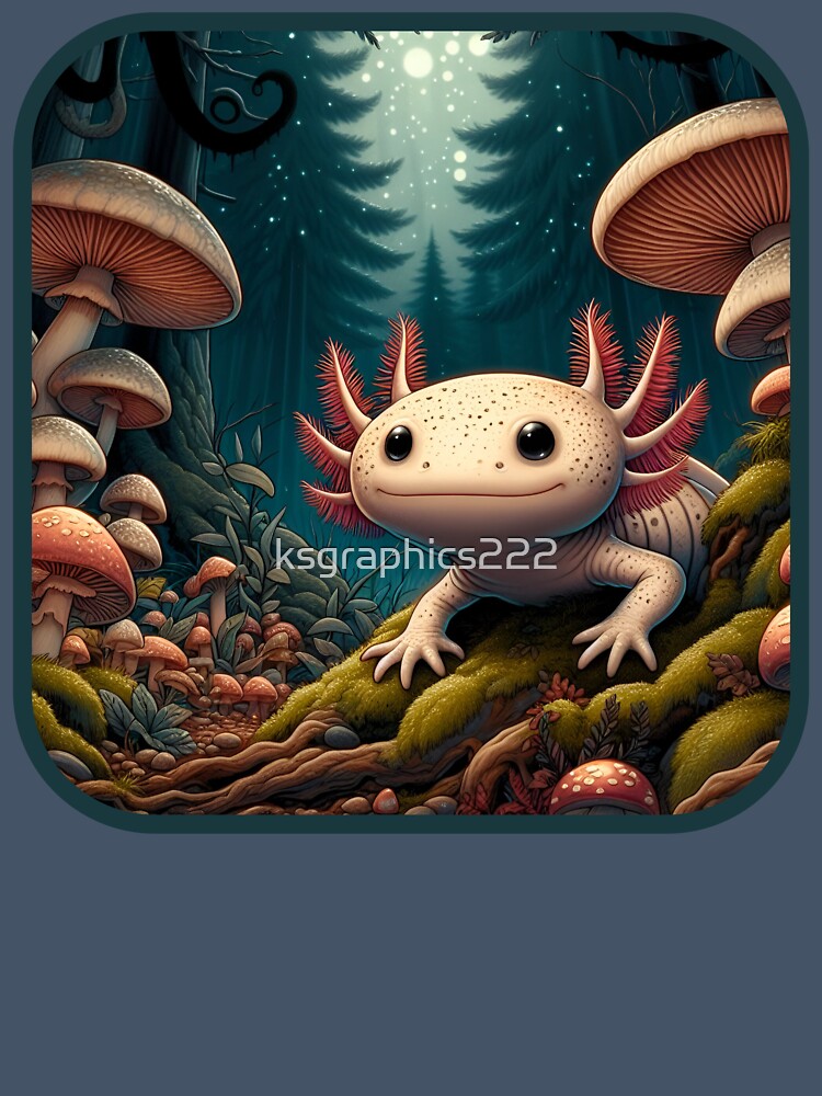 Axolotl Art #45 | Axolotl Lovers by ksgraphics222