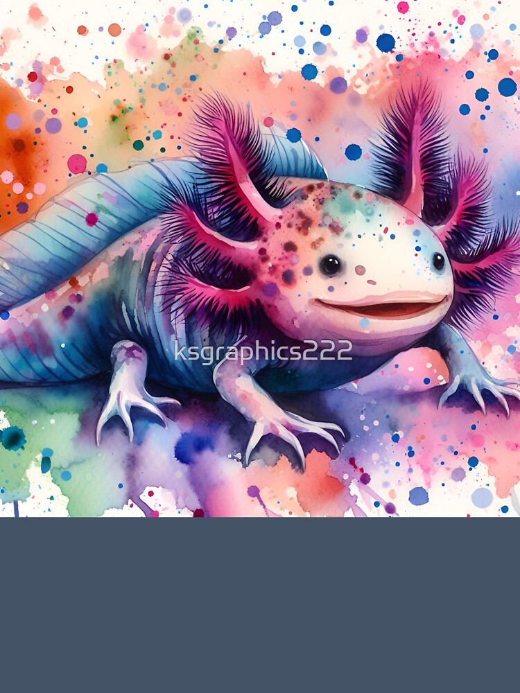 Axolotl Art #13 | Axolotl Lovers by ksgraphics222