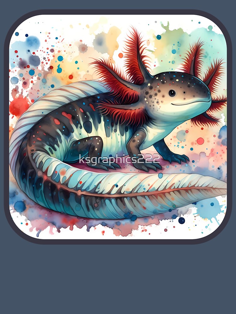 Axolotl Art #62 | Axolotl Lovers by ksgraphics222