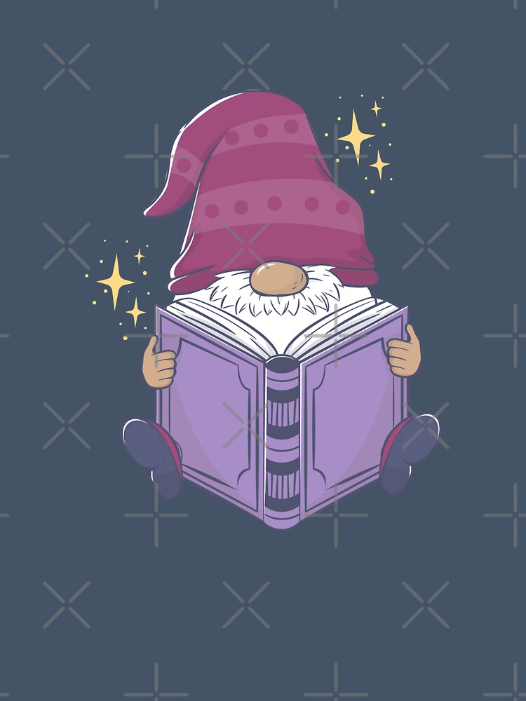 Bookish Christmas Gnome by Neadoodles
