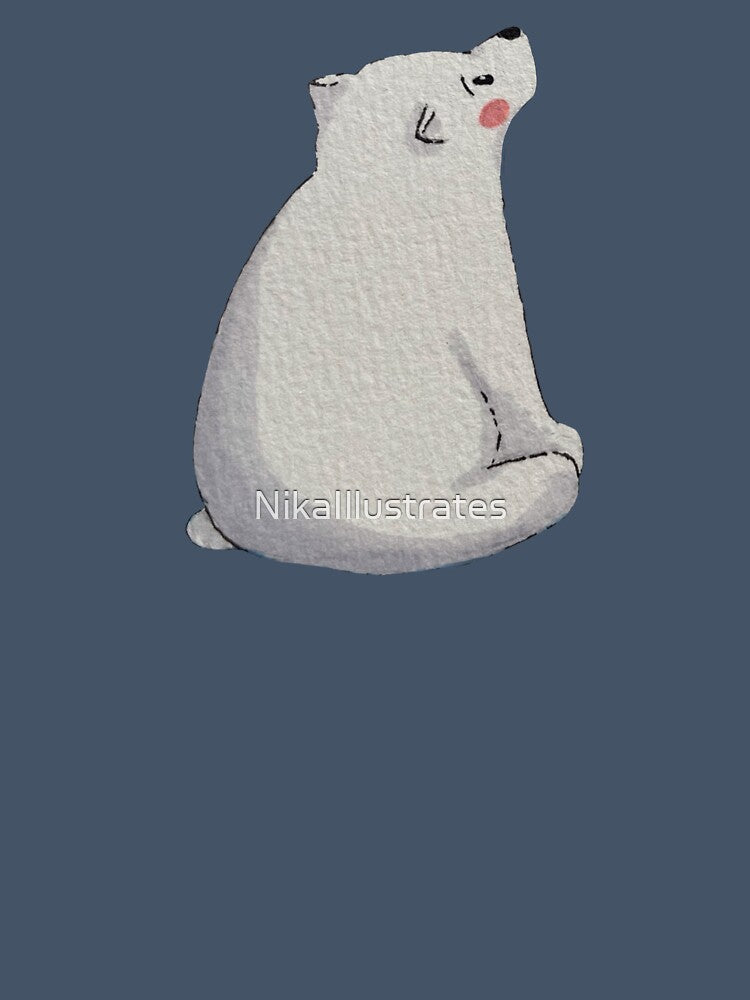 Cute Polar Bear Illustration by NikaIllustrates
