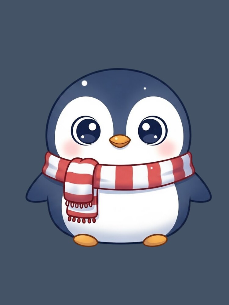 Chibi Penguin Winter Snowfall Art by Milan-Pixels