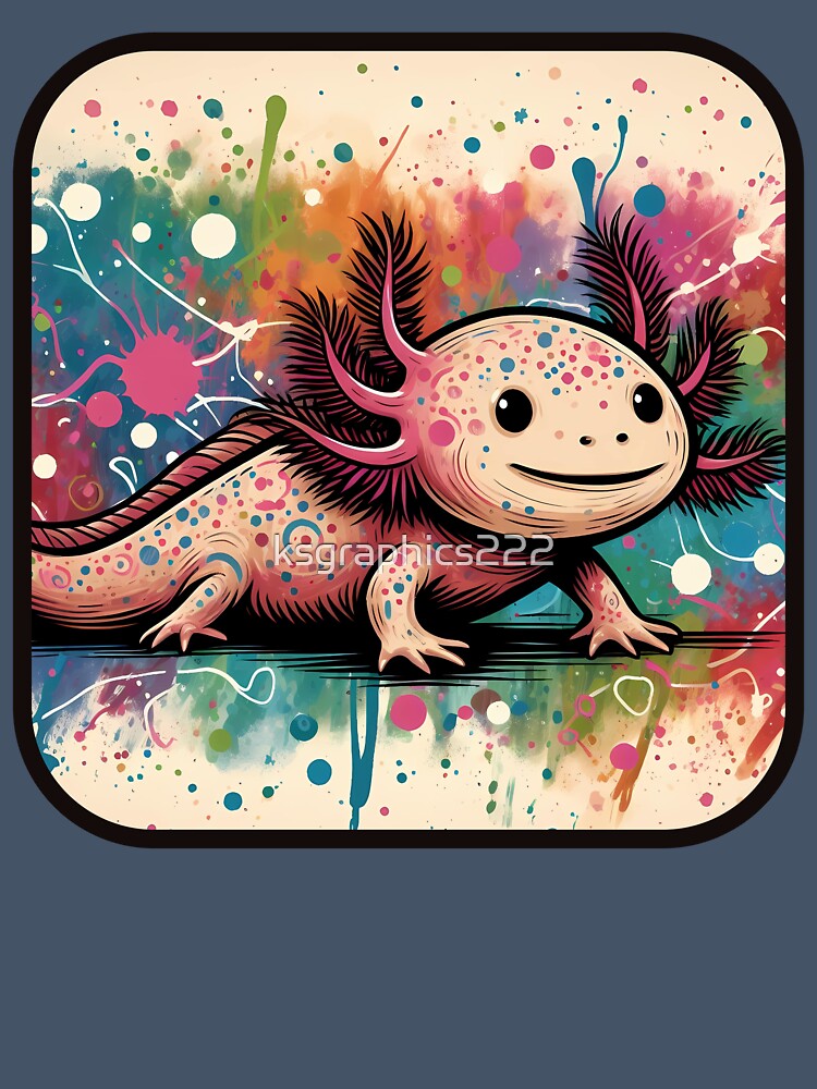 Axolotl Art #63 | Axolotl Lovers by ksgraphics222