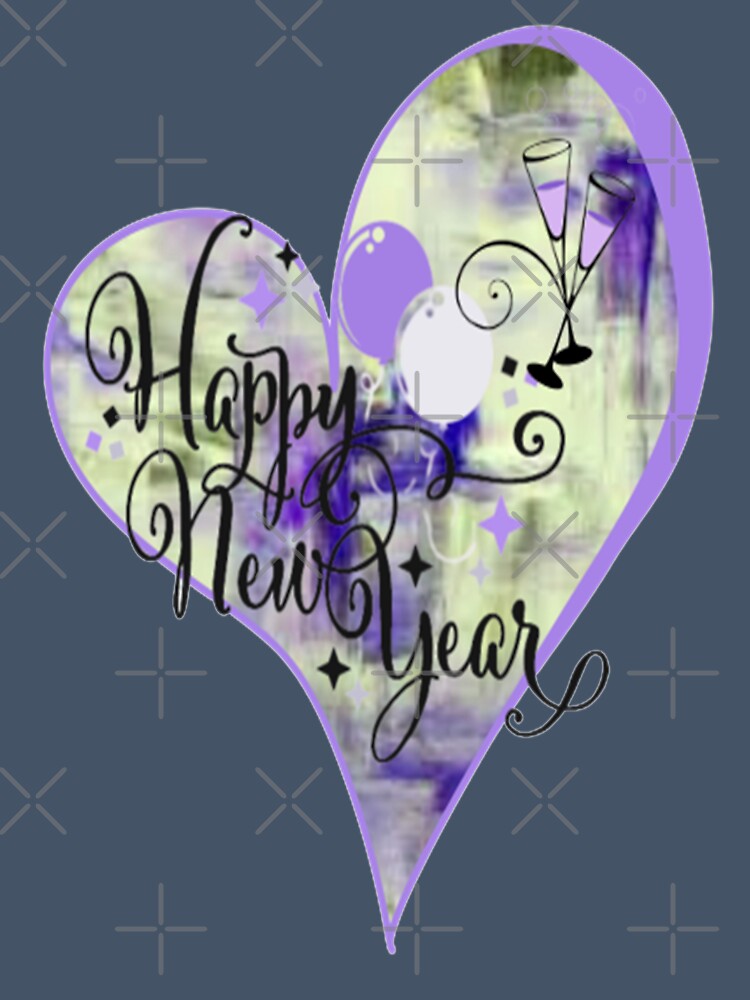 Happy New Year Abstract Design with Champaign and Glasses, 5,Howdy New Year,New Years Celebration, New Years Eve Countdown by Adri Barnard