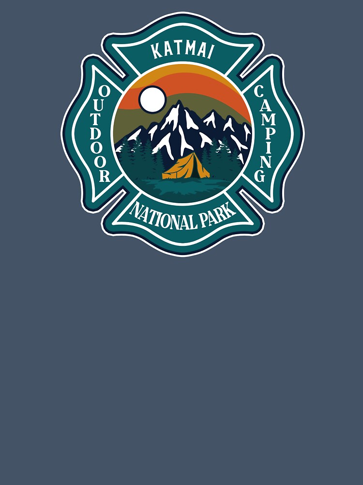 Katmai National Park-Vintage by graphic-map