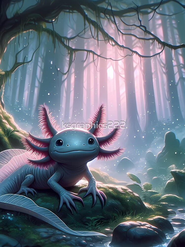 Axolotl Art #67 | Axolotl Lovers by ksgraphics222