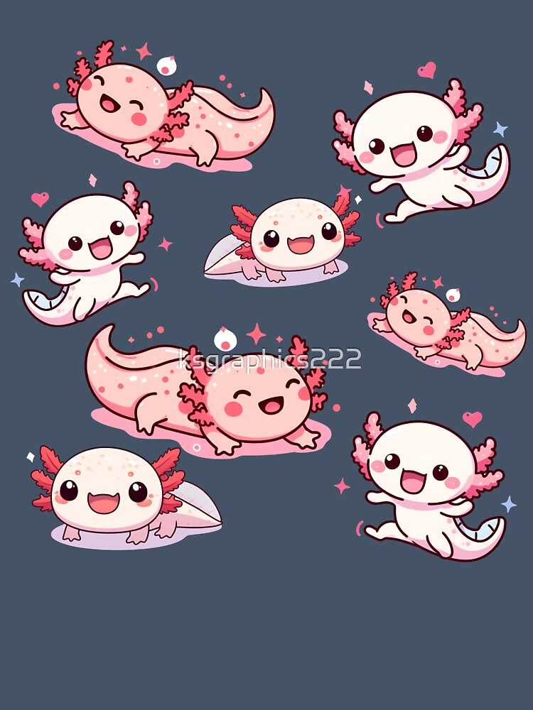 Axolotl Art #108 | Axolotl Lovers by ksgraphics222