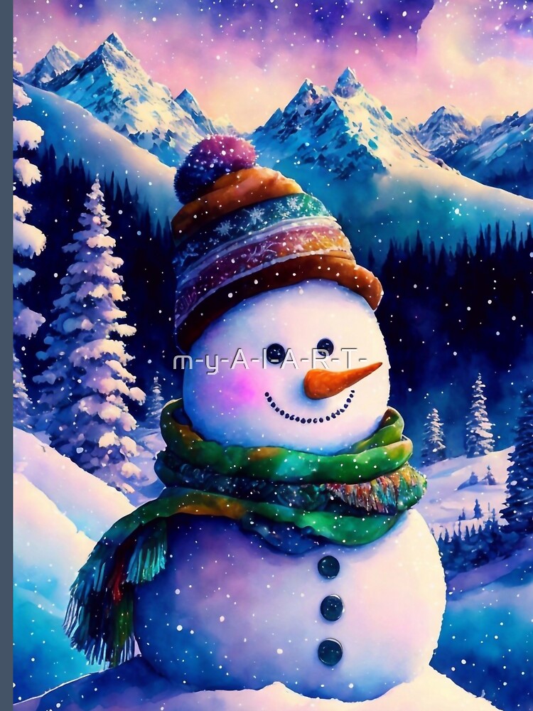Cute Smiling Snowman by m-y-A-I-A-R-T-