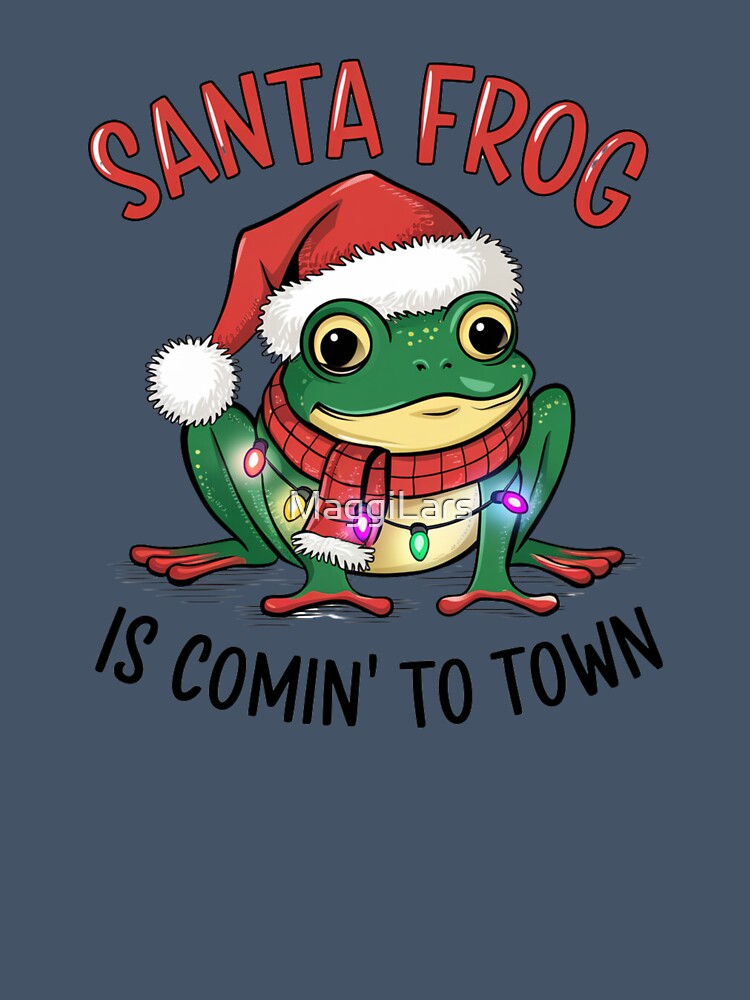 Christmas frog by MaggiLars