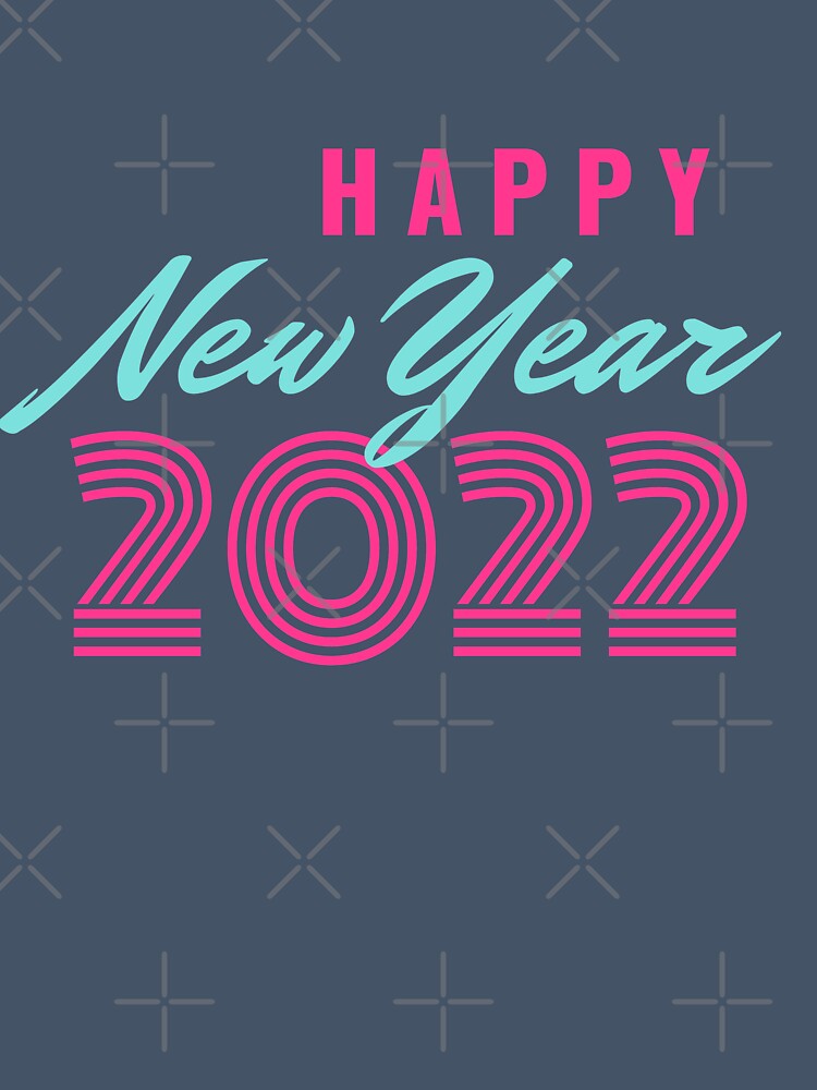 Happy New Year 2022 Disco Colors by trendingatees