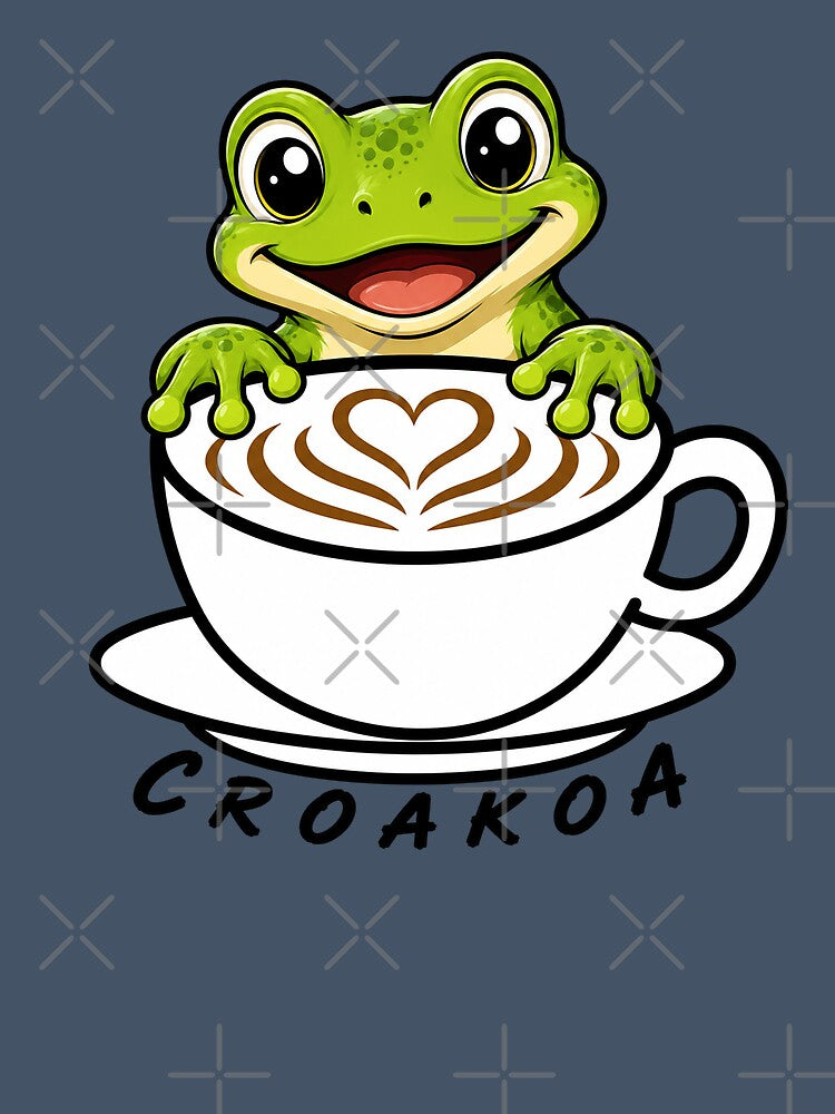 ☕ BREWED BEASTIES COLLECTION ☕ -  REPTILE REGULARS  & AMPHIBIAN AMIGOS - Croakoa by WheelieGdArt