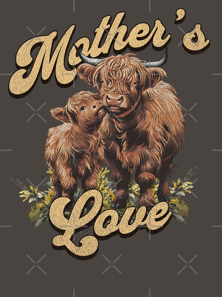 Happy Mother´s Day, Mom and Baby Cow, Mom and Calf by Mariana Piana