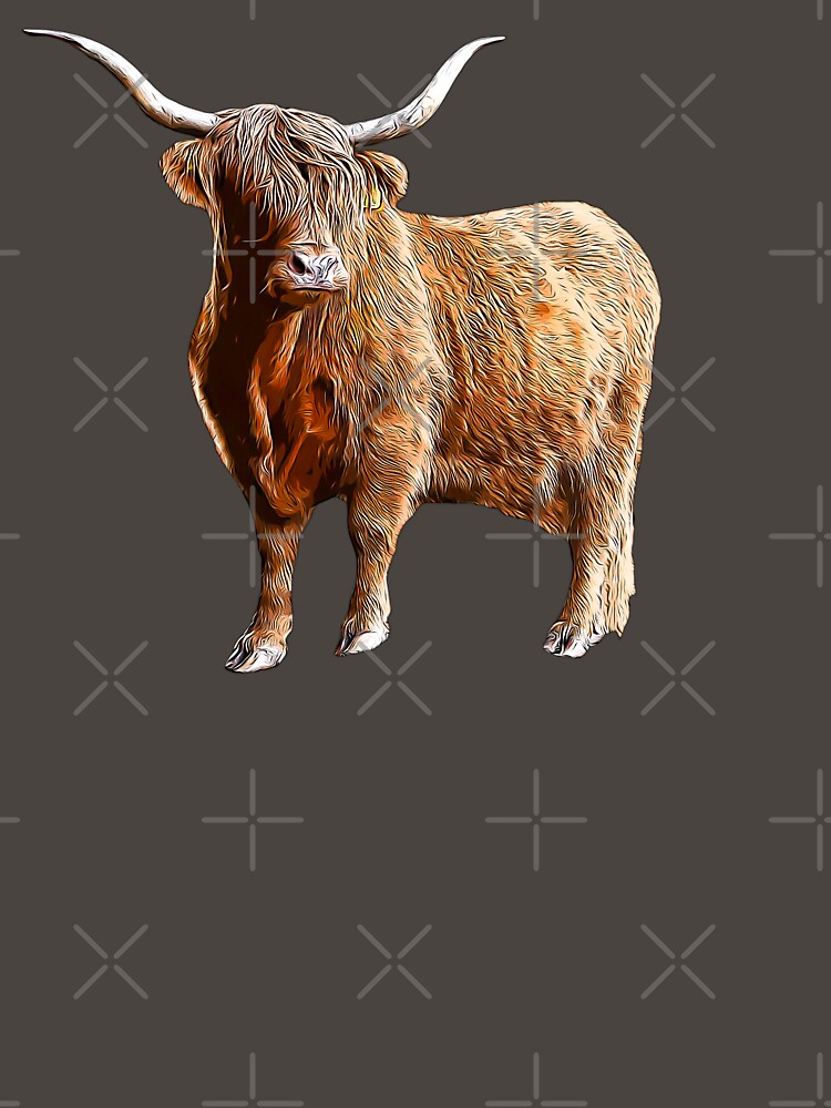 Scottish Highland Cow Beauty by Elarex