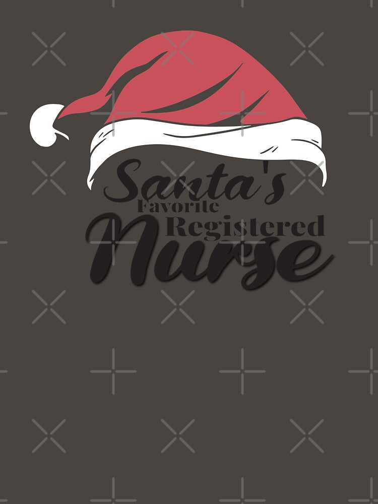 Santa's Favorite Registered Nurse Christmas, Perfect Christmas nurse gift idea by TrueFit Essentials