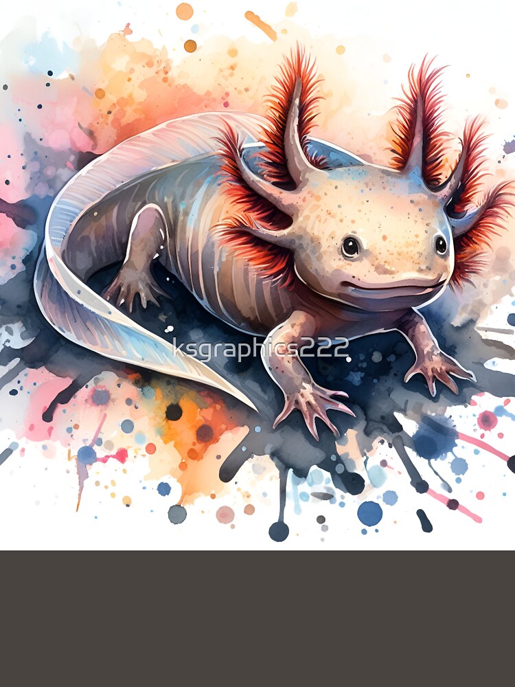 Axolotl Art #12 | Axolotl Lovers by ksgraphics222