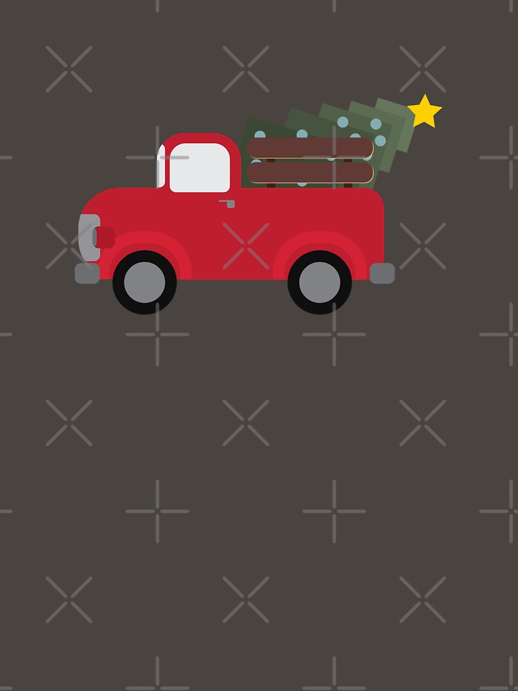 Old Christmas Truck, Cute Christmas Truck, Old Timey Truck for Christmas by brainthought