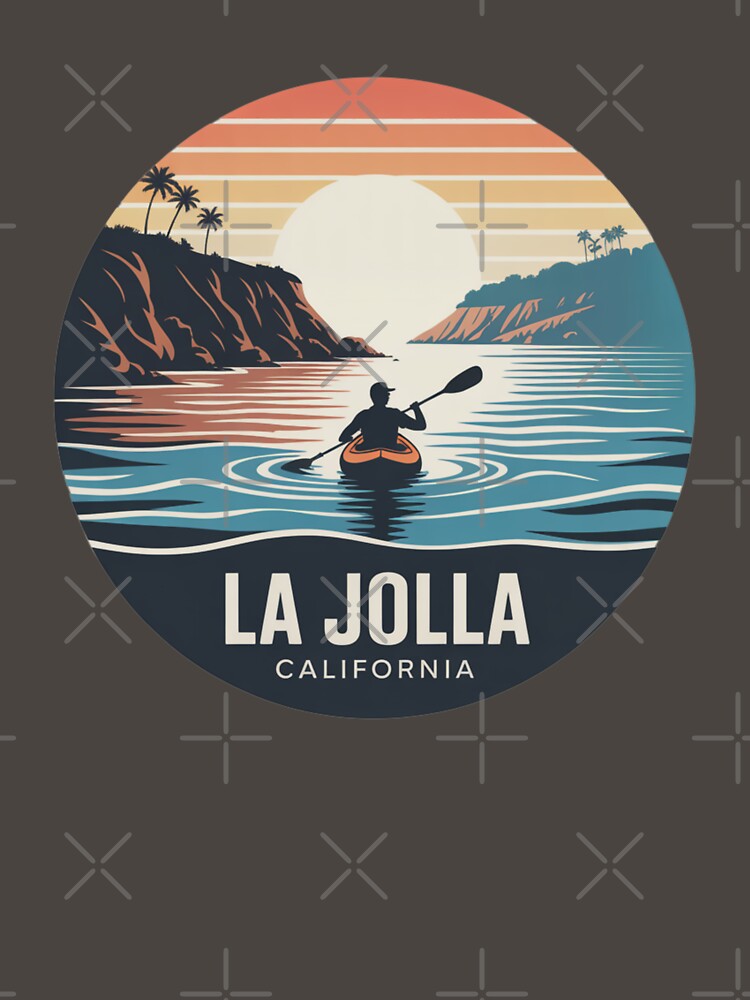 La Jolla California: Kayak Sunset by CircinusStore
