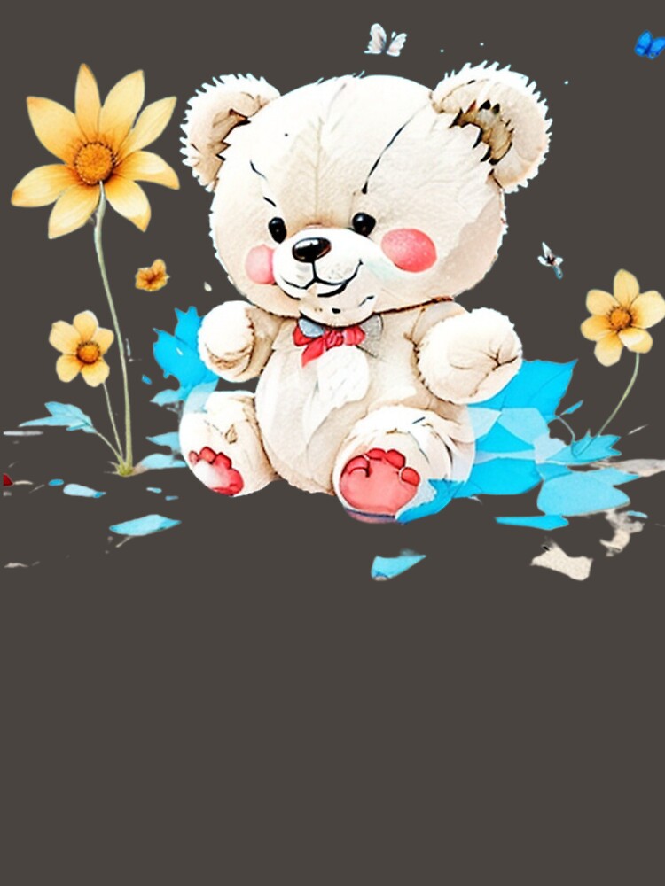 Enjoying - White Cute Bear by ShopULove
