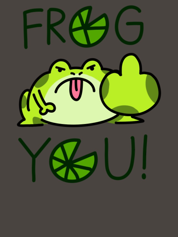 Frog You Funny Angry by hugoinkcoast