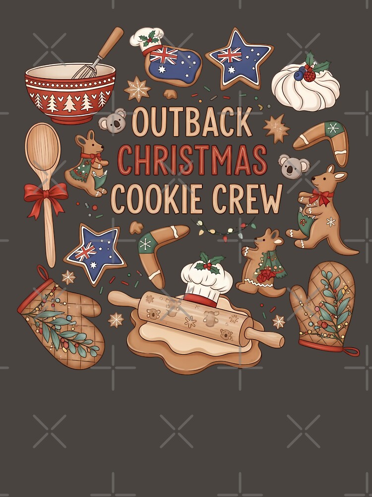 Outback Christmas Cookie Baking Team Family Matching Australia Holiday Baker Squad Xmas Set by GiftsForge