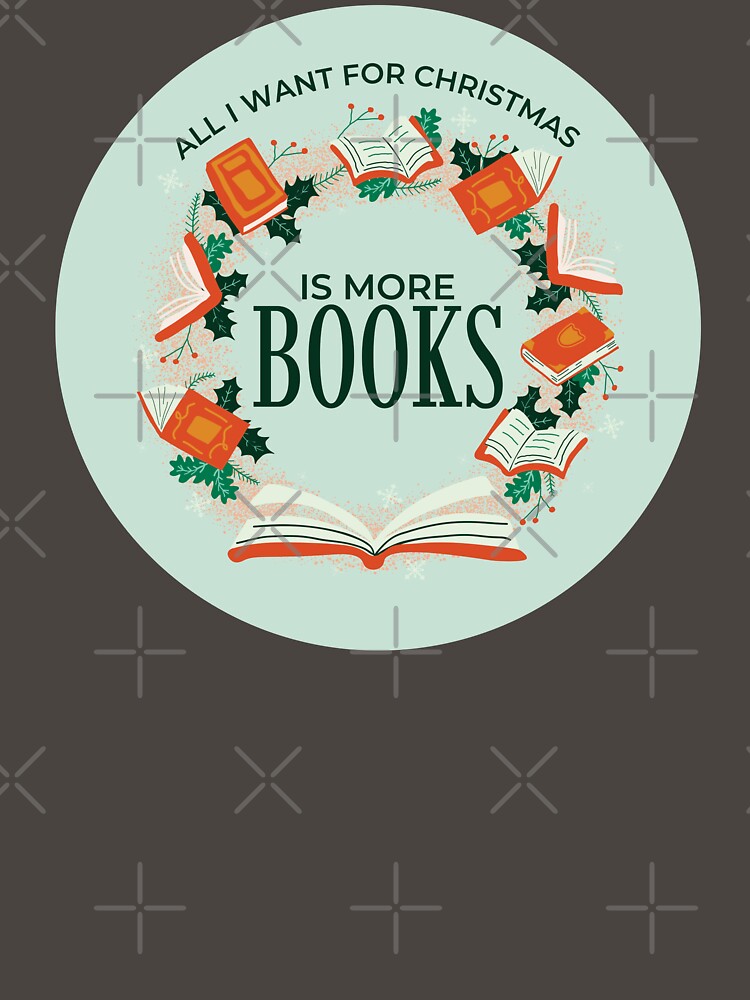 Bookish  Christmas Wreath by RedRubi