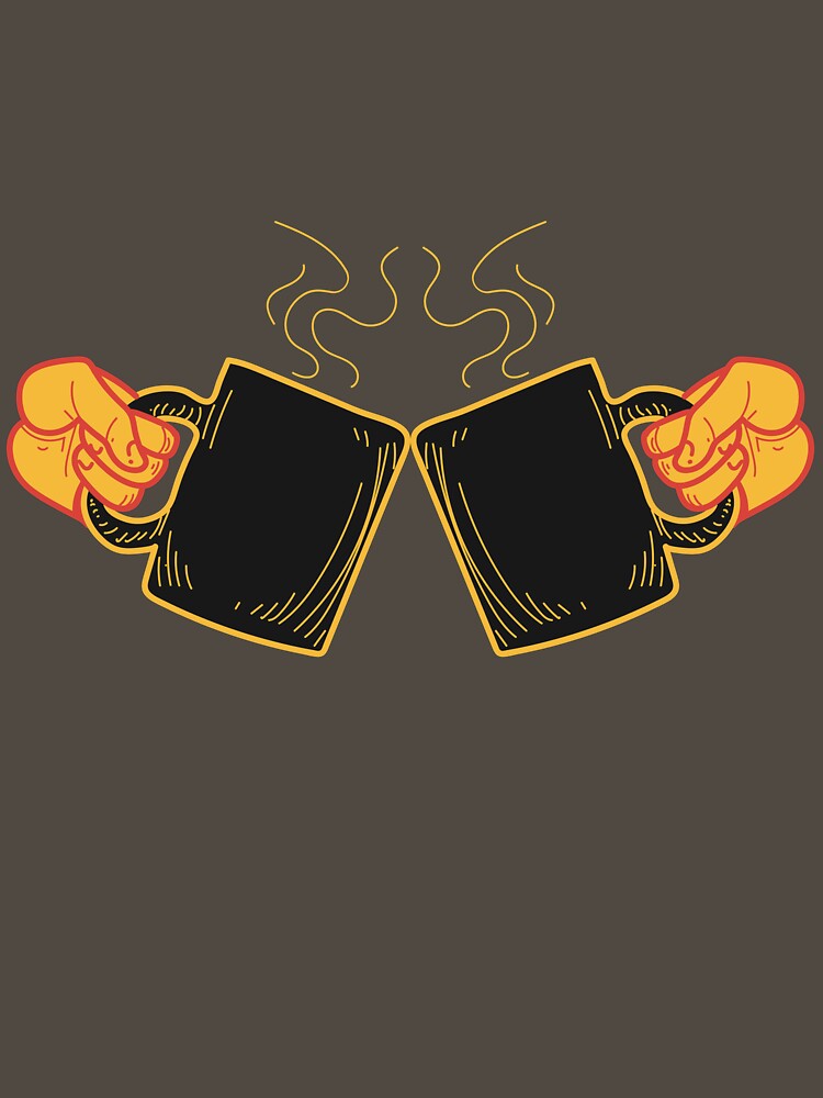 Cheers coffee clothing design by teedesigndaily