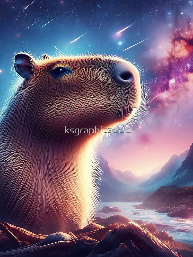Capybara Art #68 | Capybara Lovers by ksgraphics222