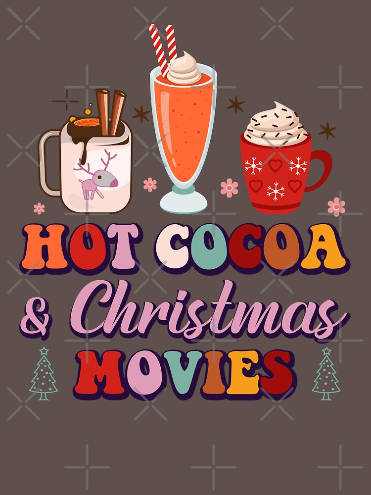 Hot Cocoa and Christmas Movies Sweatshirt, Christmas Sweater, by DAM Creative, by DAM Creative ⭐⭐⭐⭐⭐