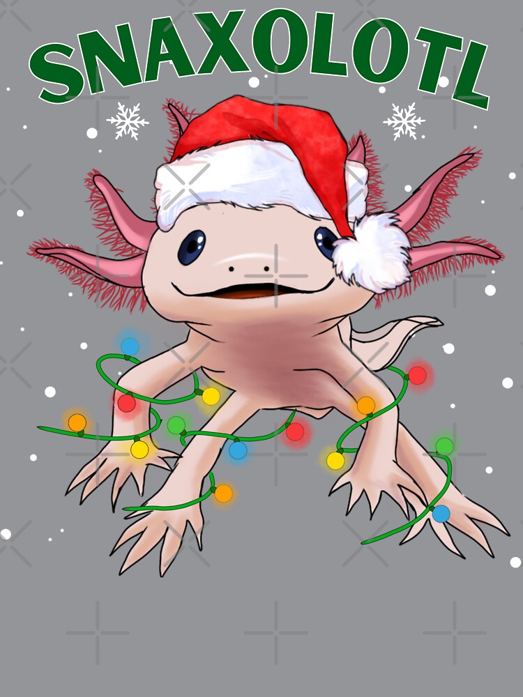 Merry Axolotlmas Extra festive axolotl, Xmas Axolotl christmas santa axolotl men women kids by Taylor  ART
