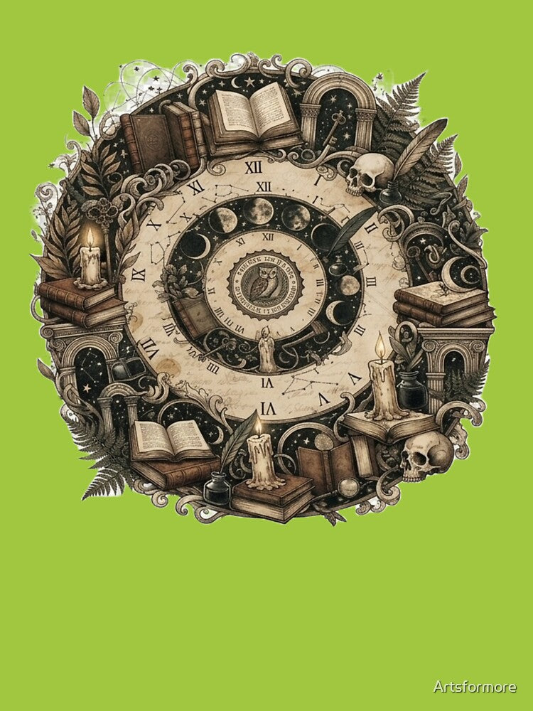 The Astrolabe Archivist | Dark Academia Celestial Clockwork by Artsformore