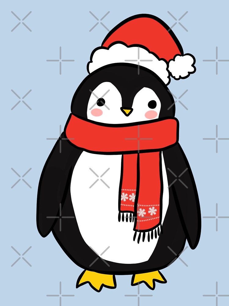 Cute christmas penguin by Yarafantasyart
