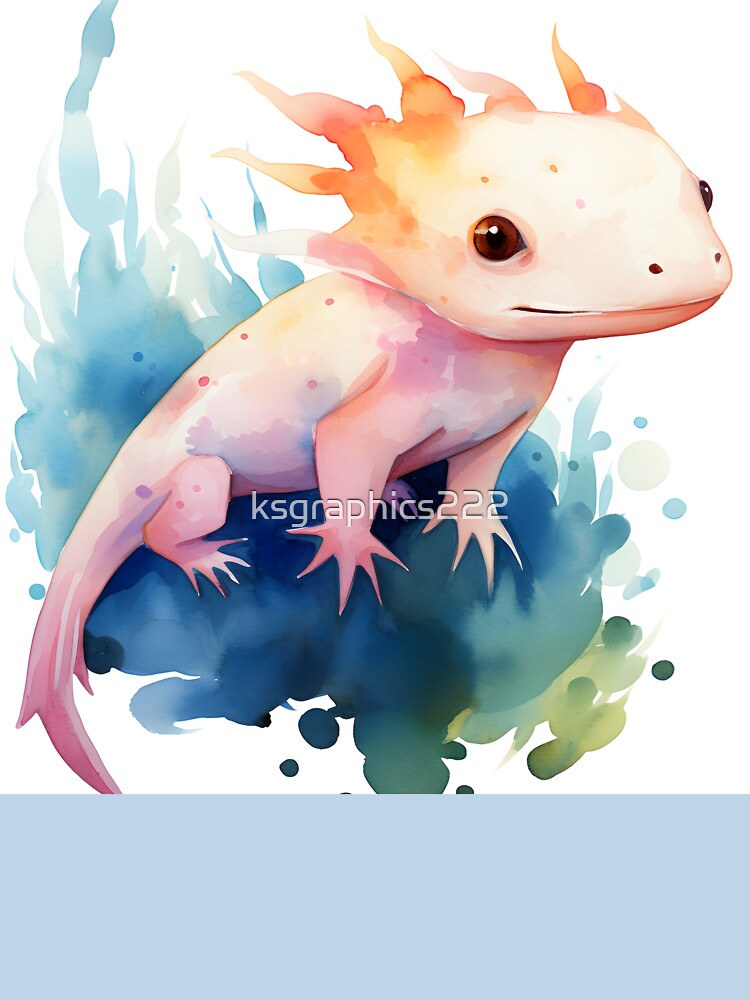Axolotl Art #2 | Axolotl Lovers by ksgraphics222