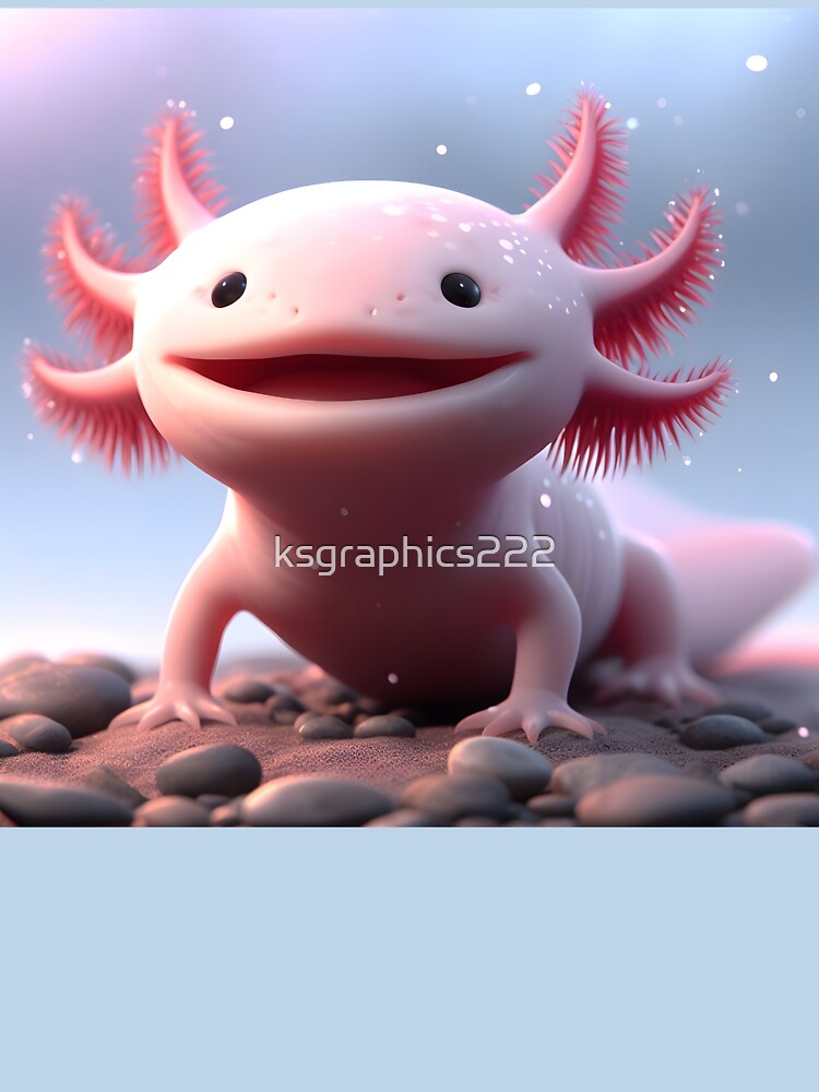 Axolotl Art #3 | Axolotl Lovers by ksgraphics222