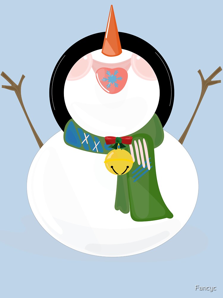 catching snowflake snowman by Fancyc