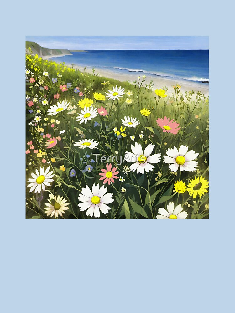 Boho Wildflowers Cottagecore Countryside Coastal Wildflowers 2 of 4 by Beachy