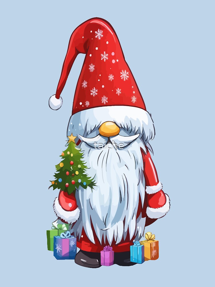 Christmas Gnome Gonk Dressed In A Festive Outfit by taiche