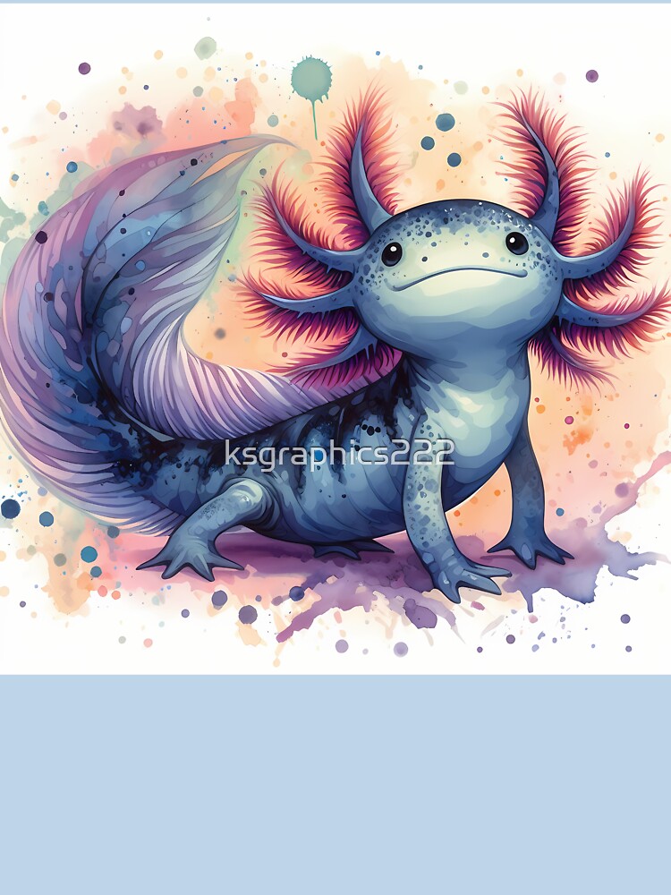 Axolotl Art #76 | Axolotl Lovers by ksgraphics222