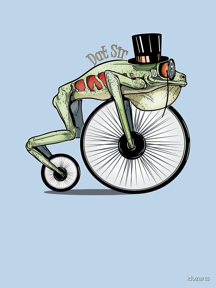 Penny Farthing Bicycle Frog Wheels. Here Cometh Dat Sir! by iduzarts